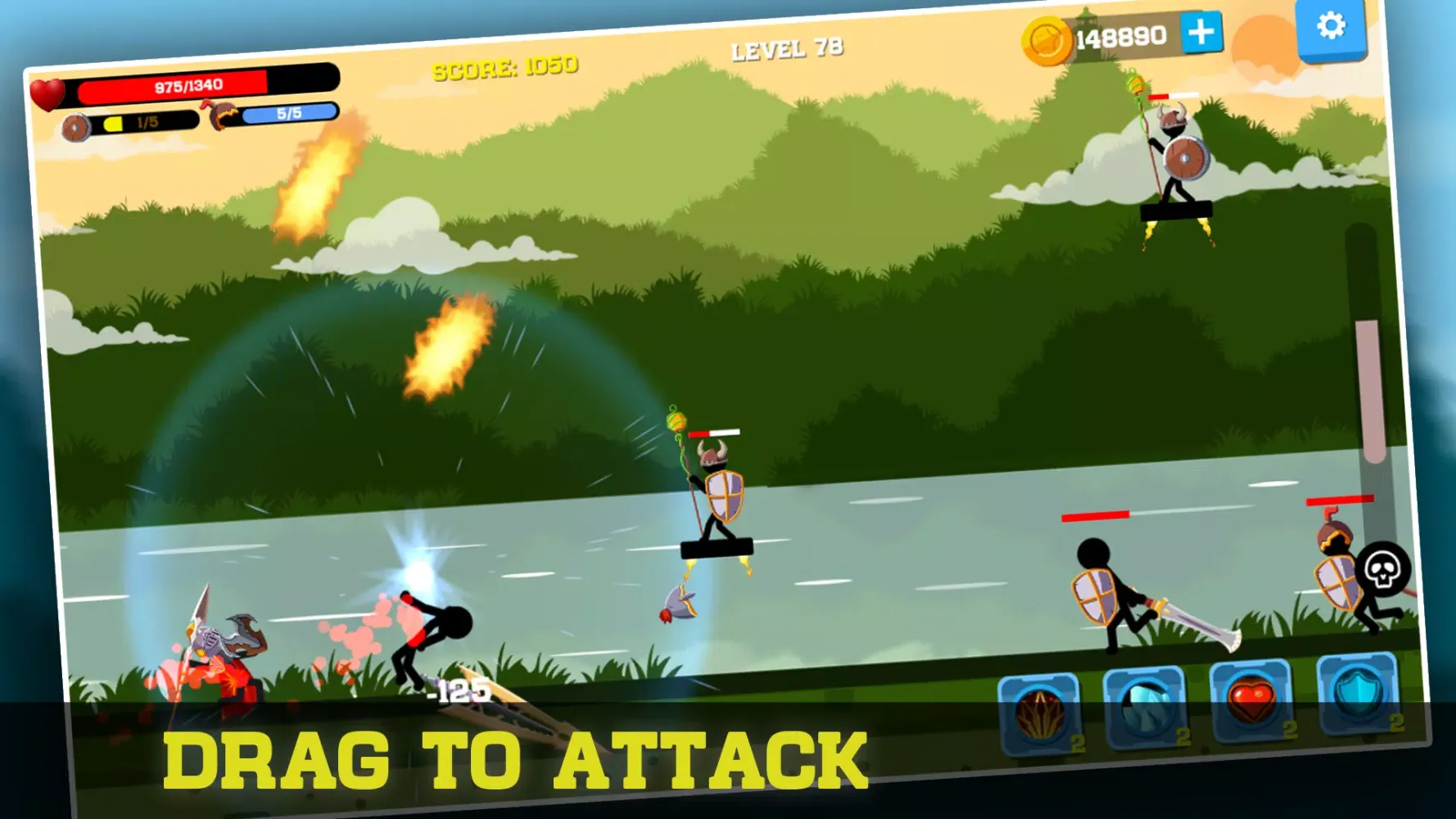 Stickman Archer: Spear Warrior Screenshots