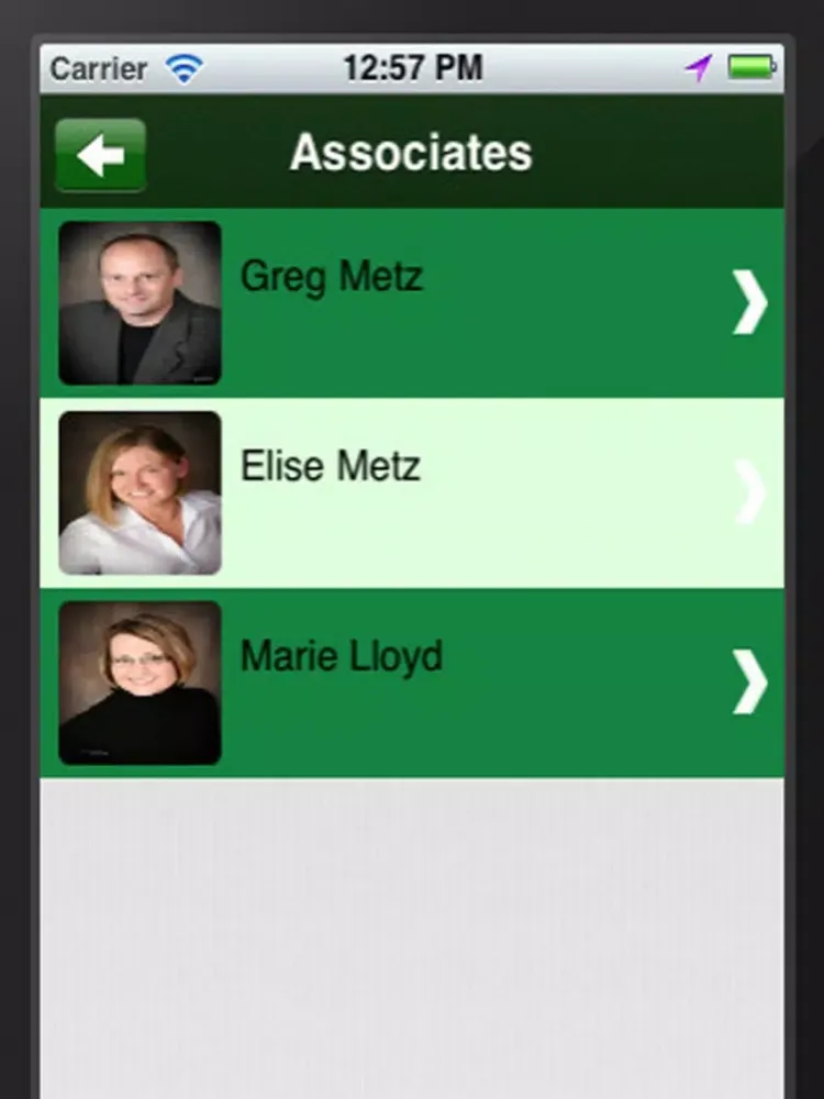 Zrzuty ekranu MRF Financial iPad 