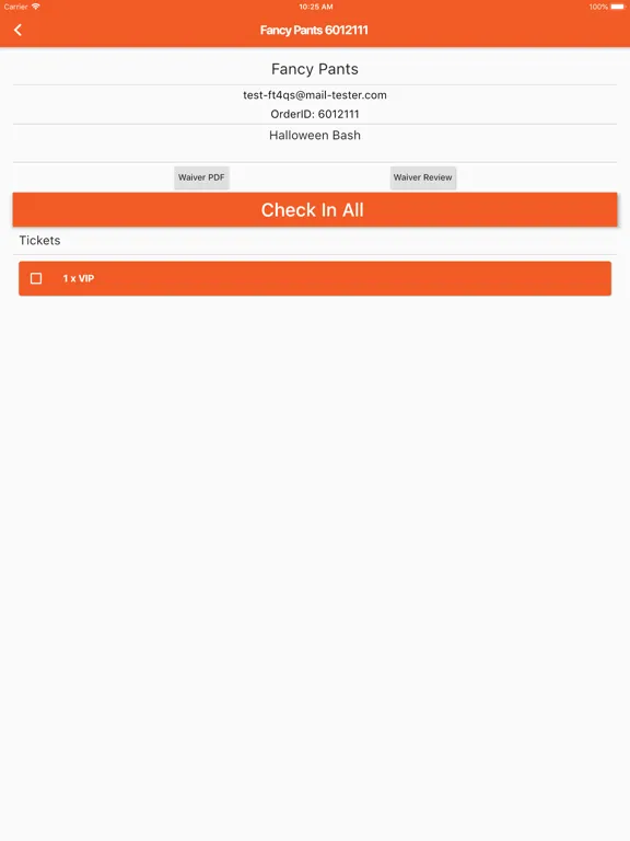 BAMM Tickets iPad 应用截图