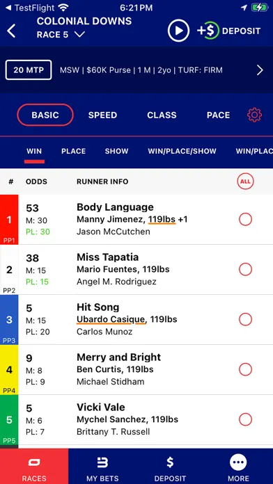 صور BetAmerica: Live Horse Racing