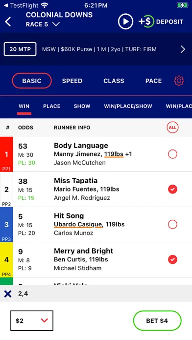صور BetAmerica: Live Horse Racing