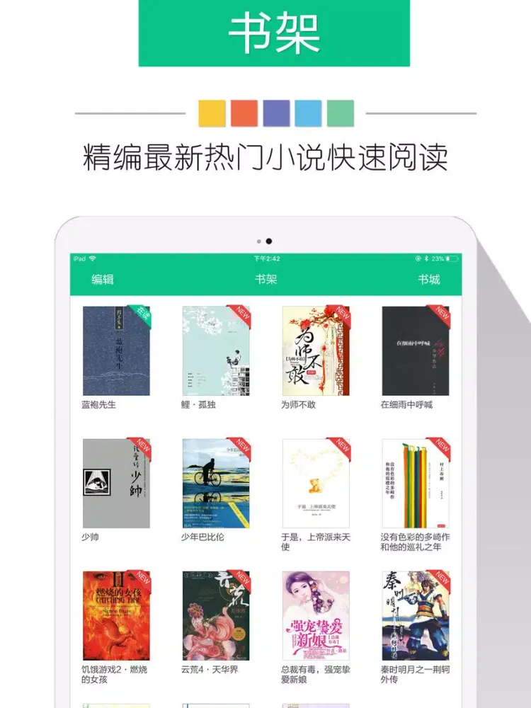 Ảnh chụp màn hình của 2018奇书网-电子书小说站在线搜书 iPad 