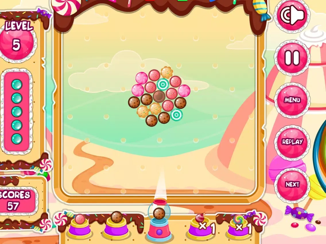 Zrzuty ekranu Match Games:Candy Bubble Shooter - a cool games iPad 