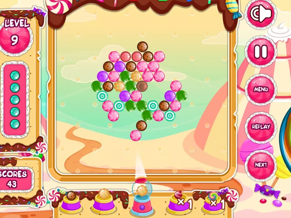 Zrzuty ekranu Match Games:Candy Bubble Shooter - a cool games iPad 