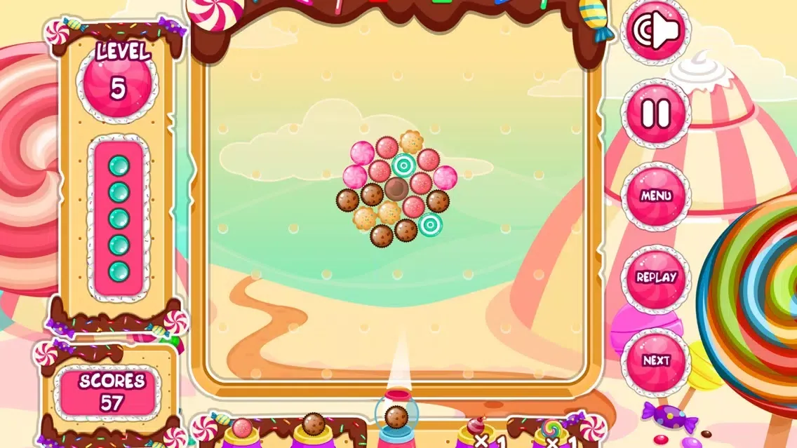 Zrzuty ekranu Match Games:Candy Bubble Shooter - a cool games