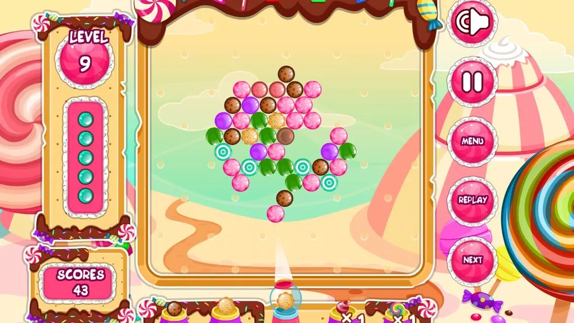 Zrzuty ekranu Match Games:Candy Bubble Shooter - a cool games