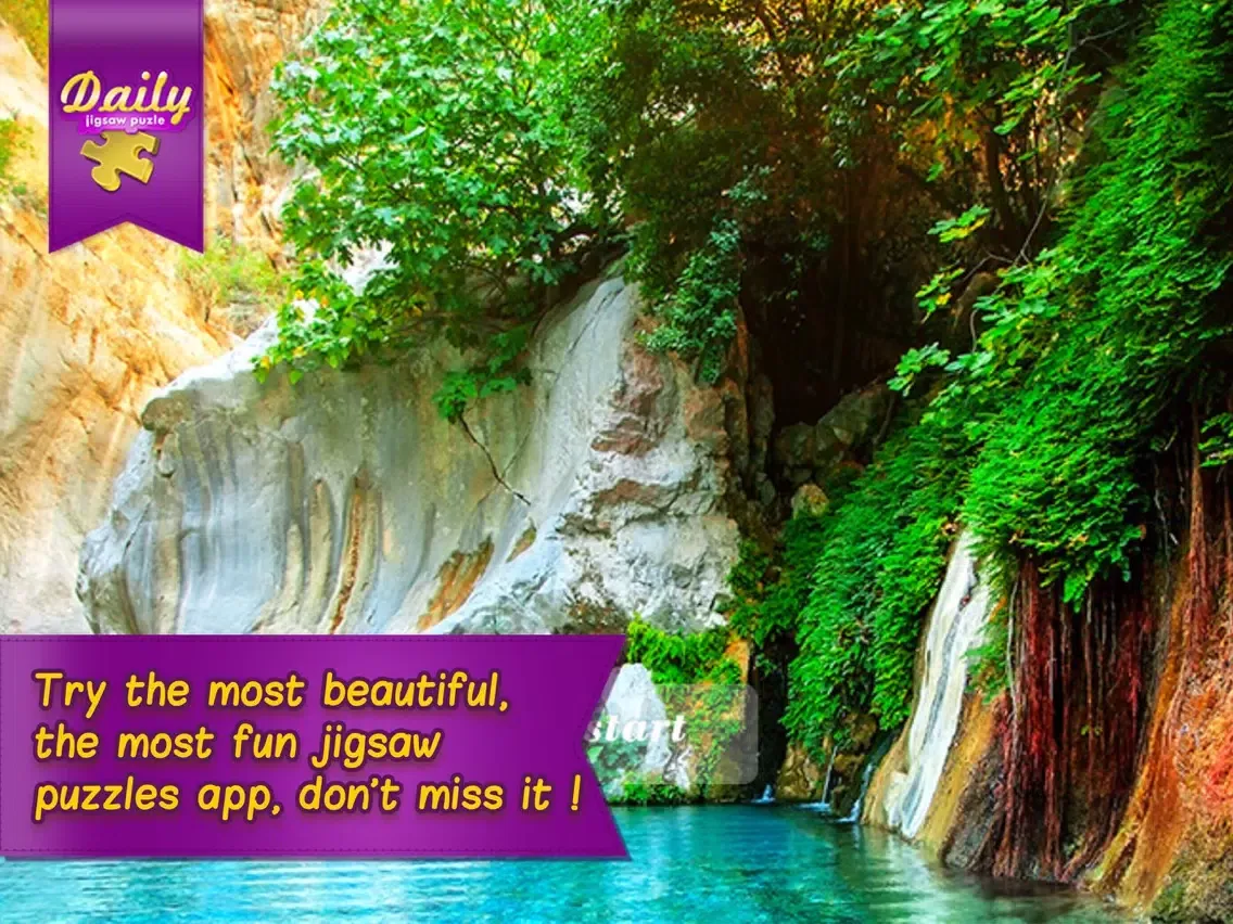 Daily Jigsaw Puzzles - A magic cool games iPad  Screenshots