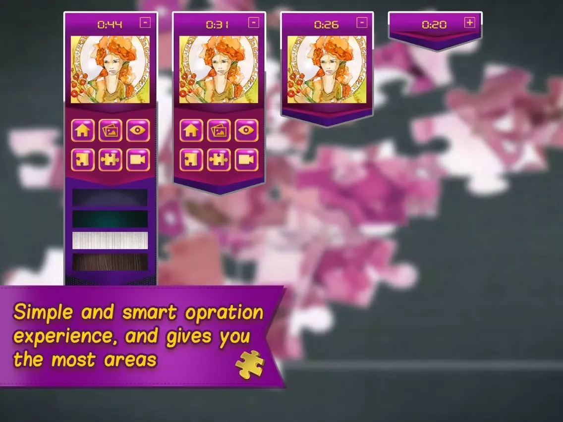 Daily Jigsaw Puzzles - A magic cool games iPad  Screenshots