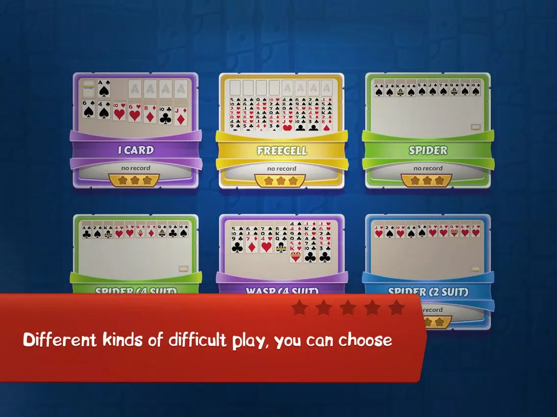 Ảnh chụp màn hình của Solitaire Games:Classic SPIDER SCORPION 21 IN 1 iPad 