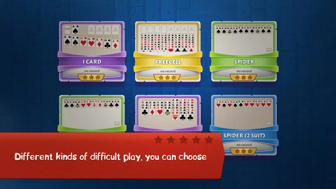 Ảnh chụp màn hình của Solitaire Games:Classic SPIDER SCORPION 21 IN 1