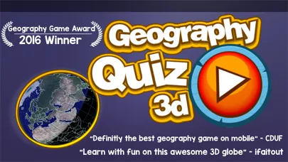 Скриншоты GEO GLOBE QUIZ 3D - Free World City Geography Quizz App
