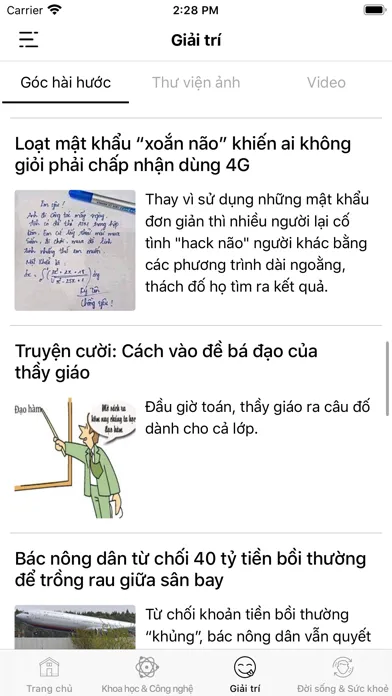 Capturas de pantalla de Khoa học - Khám phá