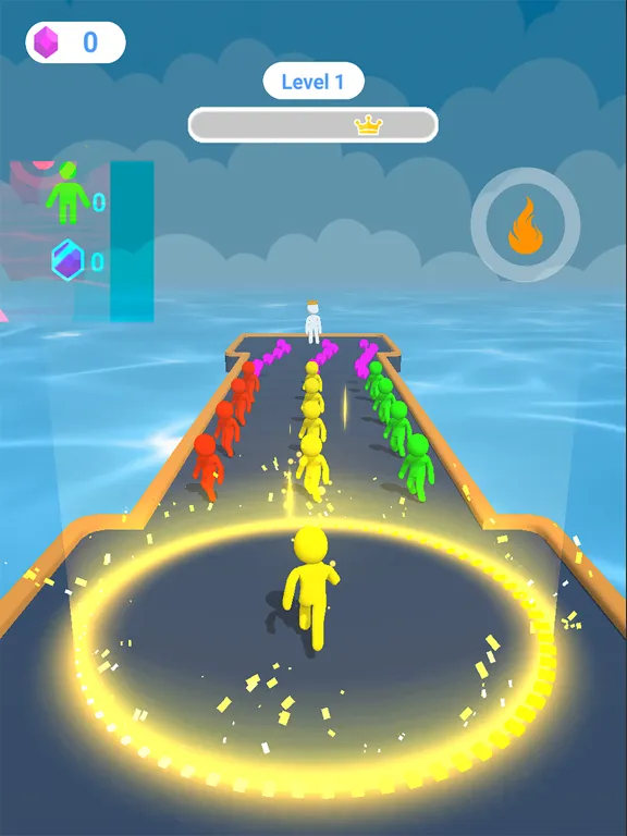 Tangkapan layar Giant rush runner 3d iPad 