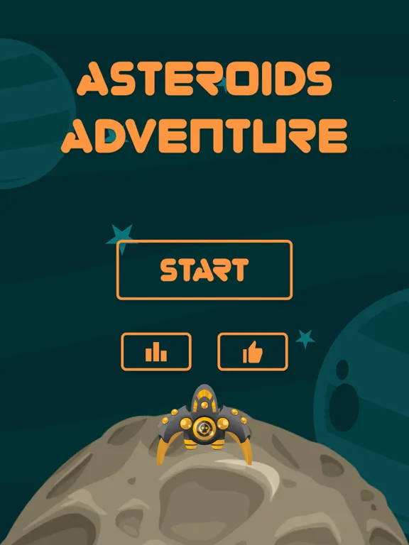 The adventure of asteroid iPad  Screenshots