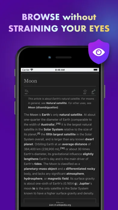 Capturas de pantalla de Browser - Dark Mode for Safari
