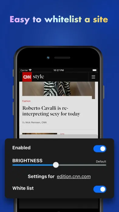 Capturas de pantalla de Browser - Dark Mode for Safari