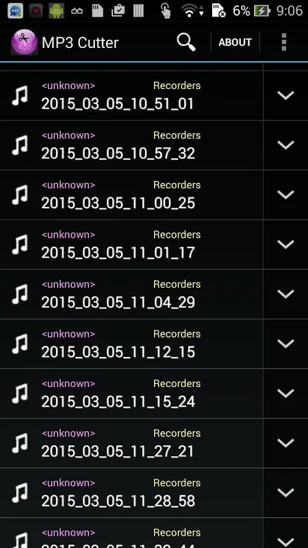 Mp3 cutter Ekran Görüntüleri