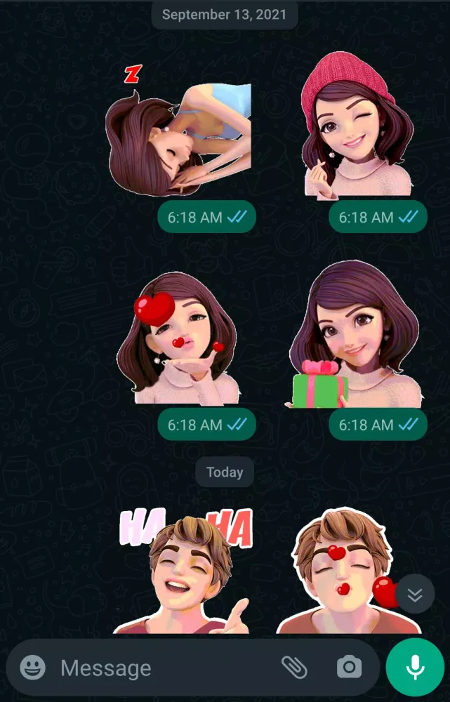 Ảnh chụp màn hình của Slang Animated Stickers - Stik