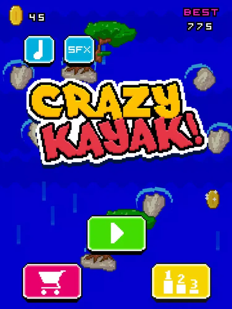 Crazy Kayak iPad  스크린샷