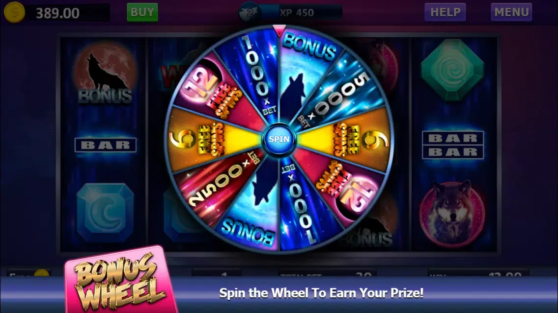 Howling Wolf: Spirit of the Moon Vegas Slots应用截图