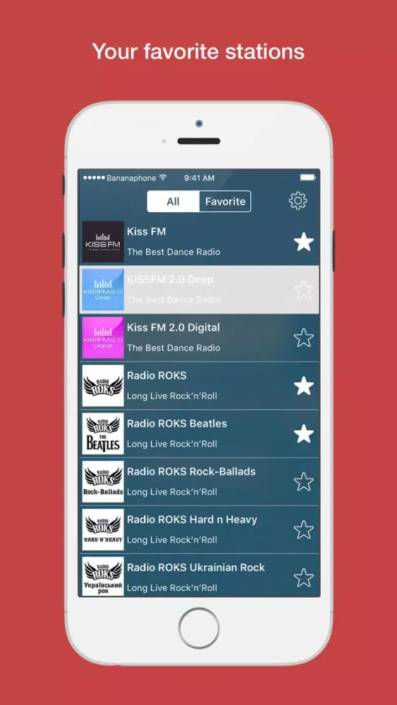 Capturas de pantalla de JustRadio Ukraine