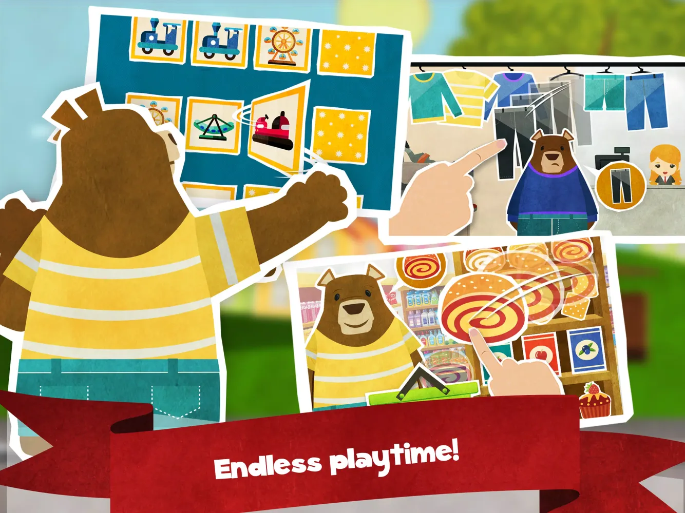 Mr. Bear Little town Screenshots