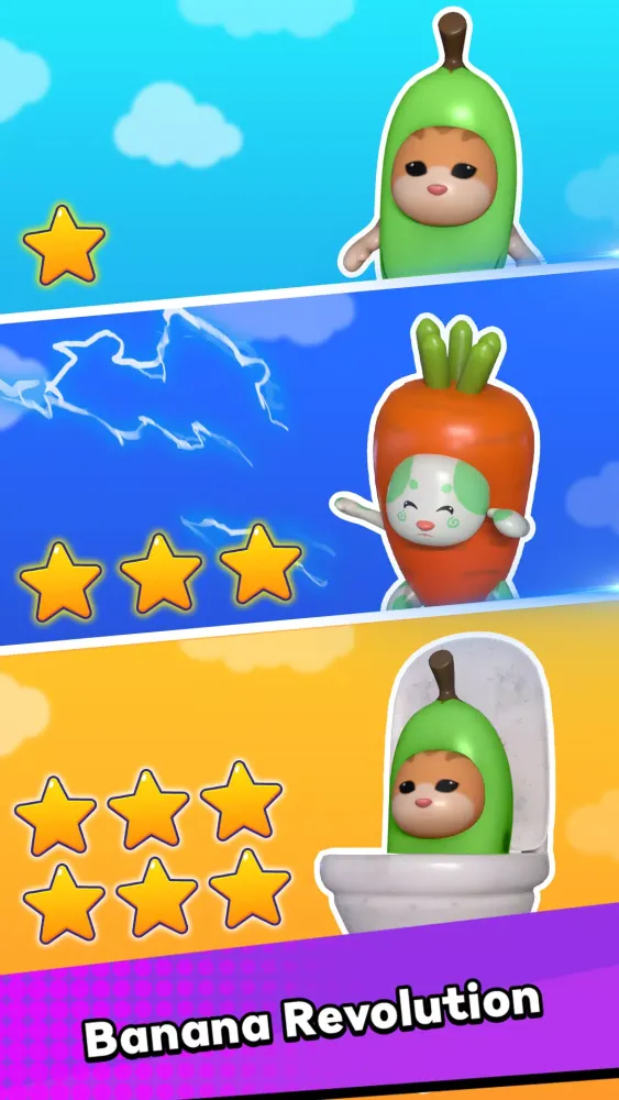 Epic Banana Run: Merge Master Screenshots
