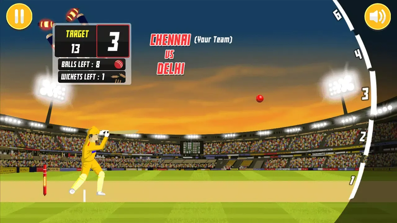 Tangkapan skrin City Cricket Game