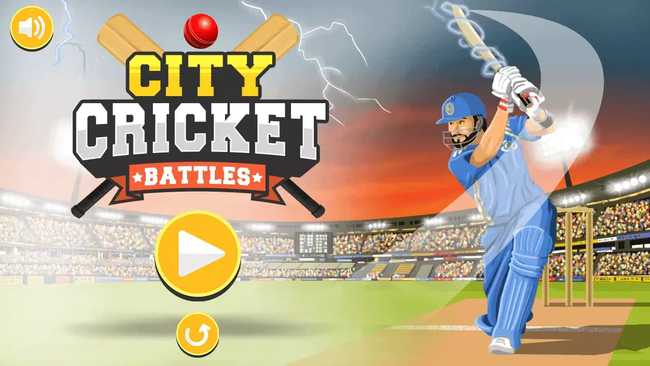 Tangkapan skrin City Cricket Game