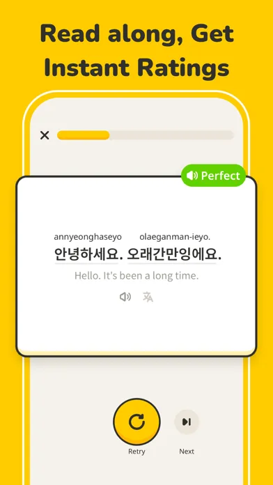 Capturas de tela do Learn Korean with BananaStar