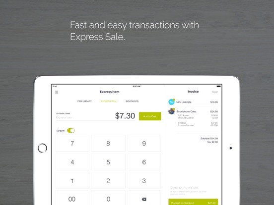 Zrzuty ekranu PhoneSwipe - Merchant Services iPad 