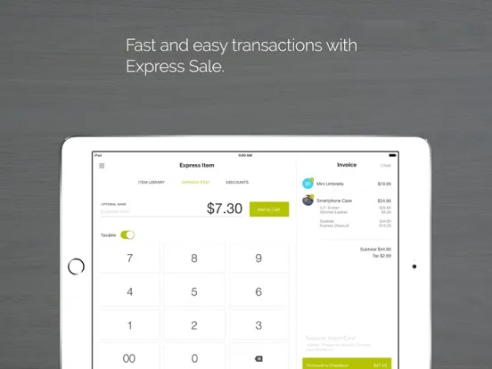 PhoneSwipe - Merchant Services iPad  स्क्रीनशॉट