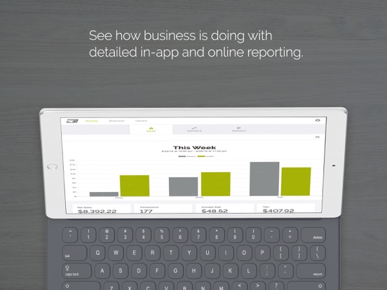 Zrzuty ekranu PhoneSwipe - Merchant Services iPad 