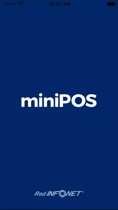Capturas de tela do miniPOS Infonet