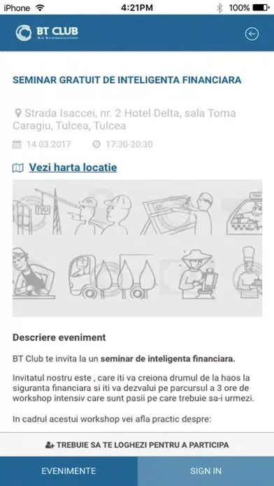 Capturas de pantalla de BT Club