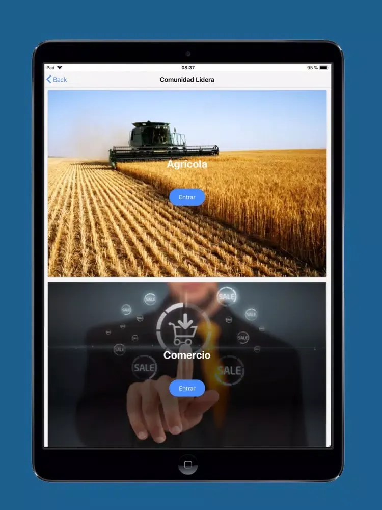 Lidera Azul iPad  Screenshots