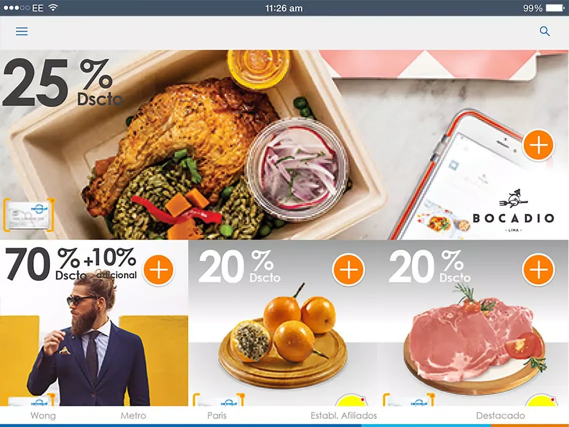 Banco Cencosud iPad  Ekran Görüntüleri