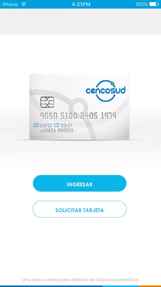Banco Cencosud Ekran Görüntüleri