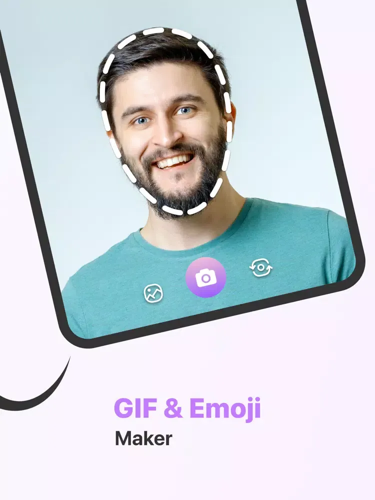 Tangkapan skrin Funny Face Swap Me - GIF Maker iPad 