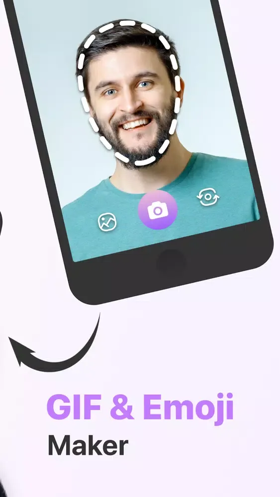 Tangkapan skrin Funny Face Swap Me - GIF Maker