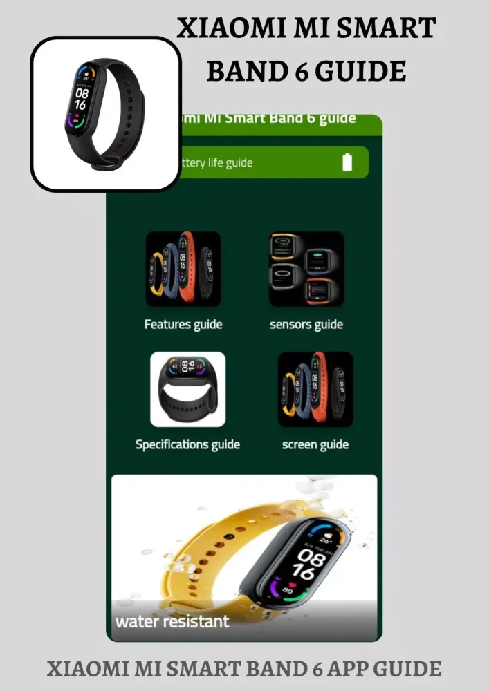 Xiaomi Mi Smart Band 6 | guide Screenshots