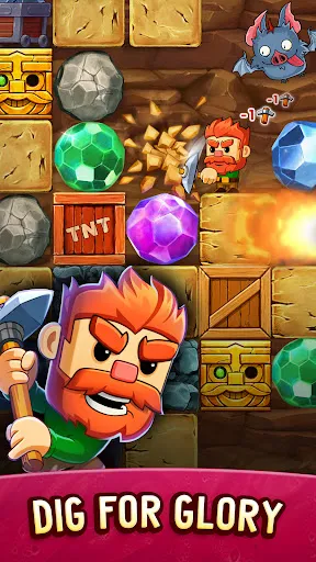Dig out! Gold Mine Game Screenshots