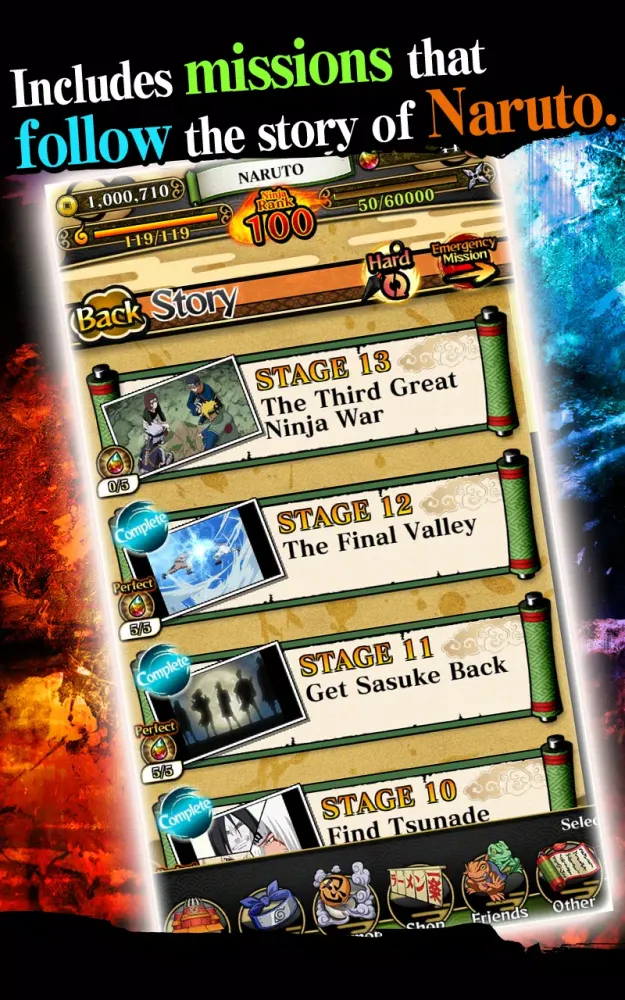 Capturas de pantalla de NARUTO BLAZING