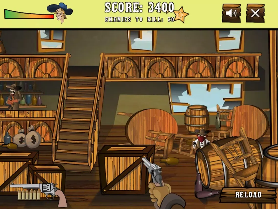 ภาพหน้าจอของ Bandit Hunter iPad 