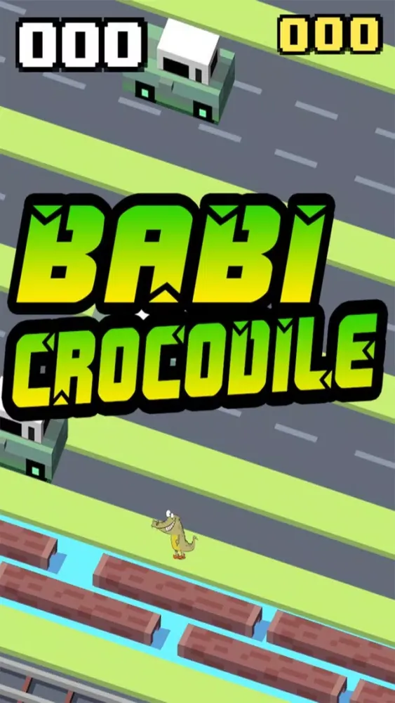 Ảnh chụp màn hình của Babi Crocodile - cross the road