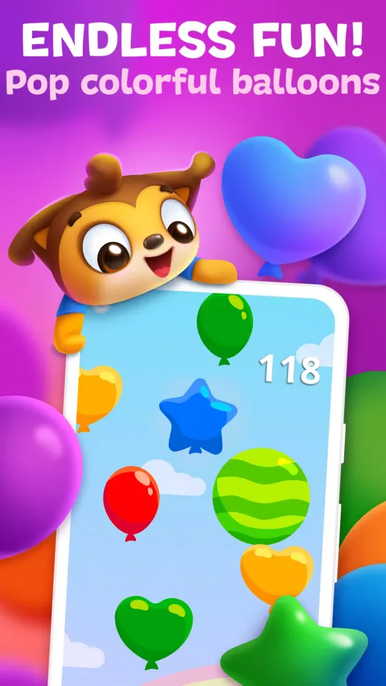 Ảnh chụp màn hình của Balloon Pop