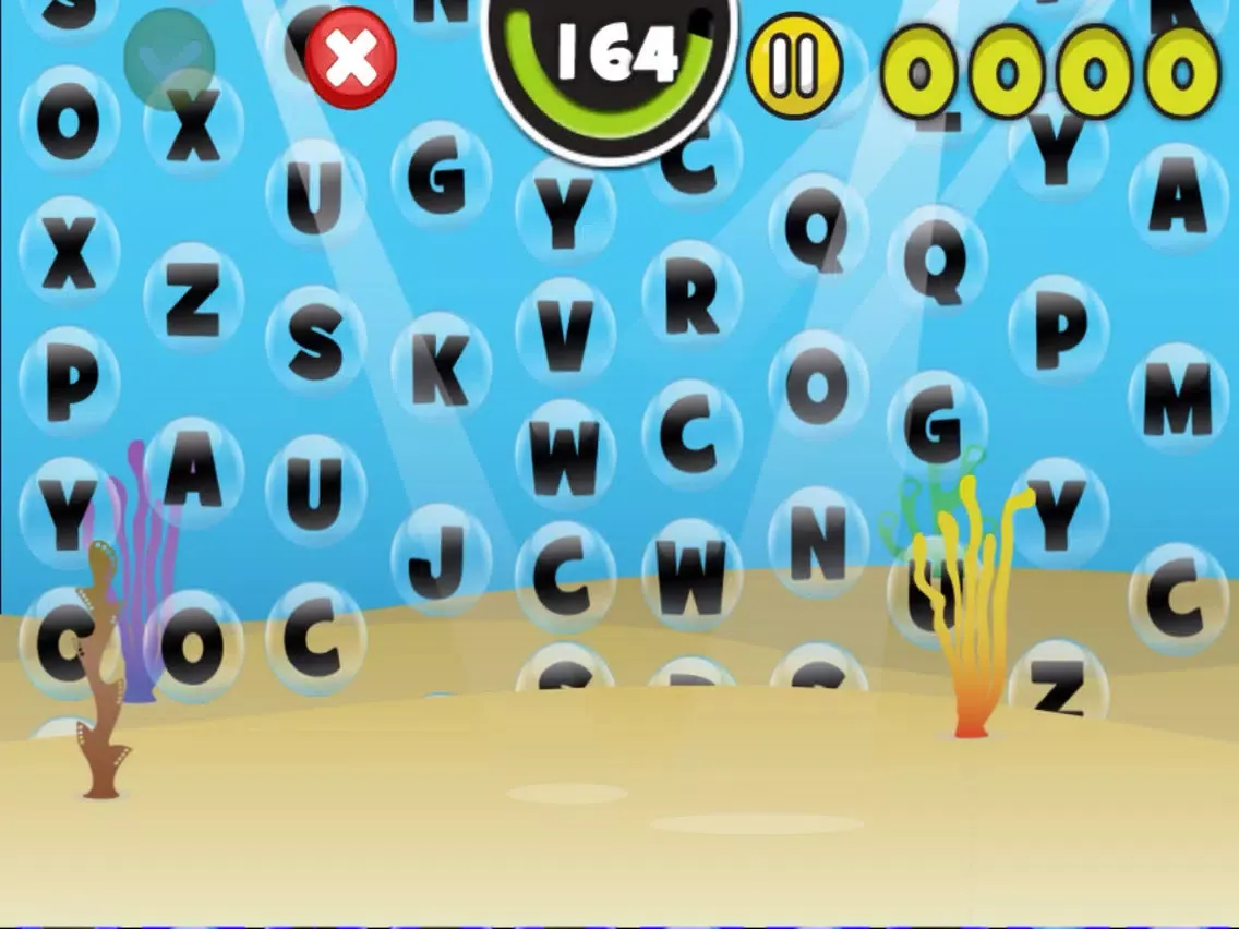 Letter Bubbles iPad  Screenshots