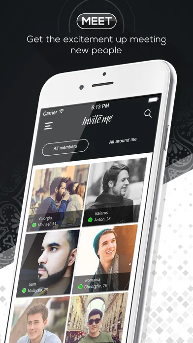 Tangkapan skrin Invite Me Traveler Matchmaker