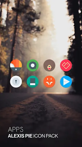 ภาพหน้าจอของ Alexis Pie: Minimal Icon Pack