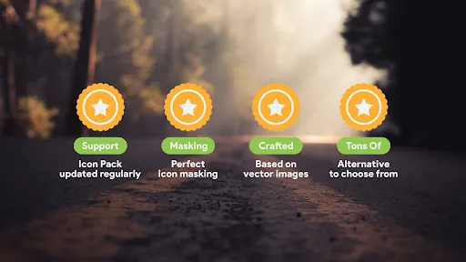 ภาพหน้าจอของ Alexis Pie: Minimal Icon Pack